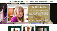 Desktop Screenshot of capewaycleaners.com